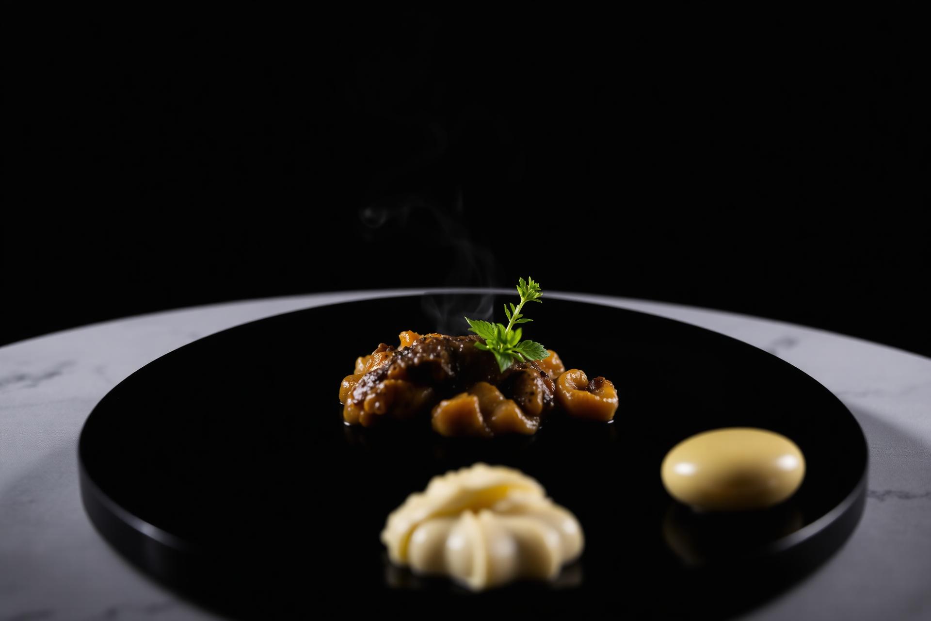 Wykwintne danie w restauracji Strzała Smaku